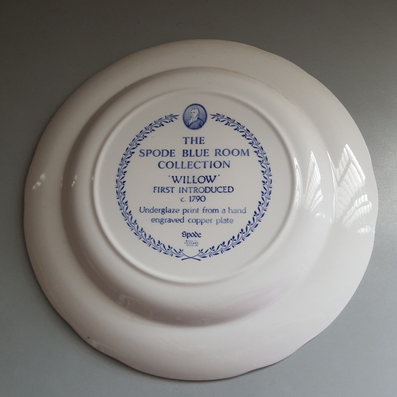 Spode Plate "Willow" - Picture 2 of 2